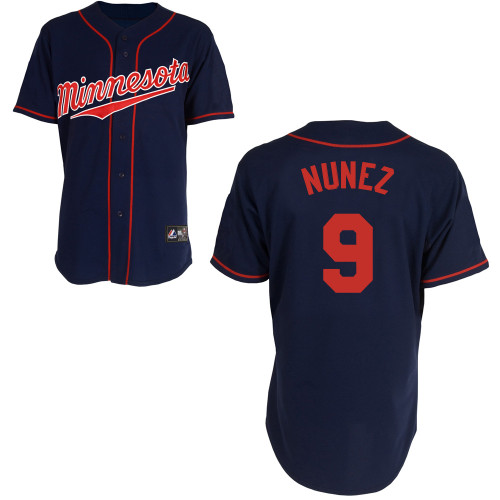 Eduardo Nunez #9 mlb Jersey-Minnesota Twins Women's Authentic Alternate Navy Baseball Jersey
